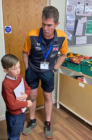 CGH Director Steve Baxerdale gives Hector a VIP guided tour.