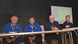 The new line up of Quiz Night Hosts with Aldershot Lions joining the judging team The new line up of Quiz Night Hosts with Aldershot Lions joining the judging team