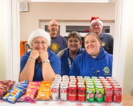 Farnborough & Aldershot Lions ready to serve the Gateway Club members Farnborough & Aldershot Lions ready to serve the Gateway Club members