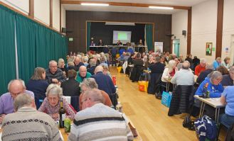 Concentration on the faces of Quiz Night Contestants during the first round. Concentration on the faces of Quiz Night Contestants during the first round.