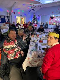 Members of the Gateway Club enjoying the Christmas Party fun at Parkside Members of the Gateway Club enjoying the Christmas Party fun at Parkside